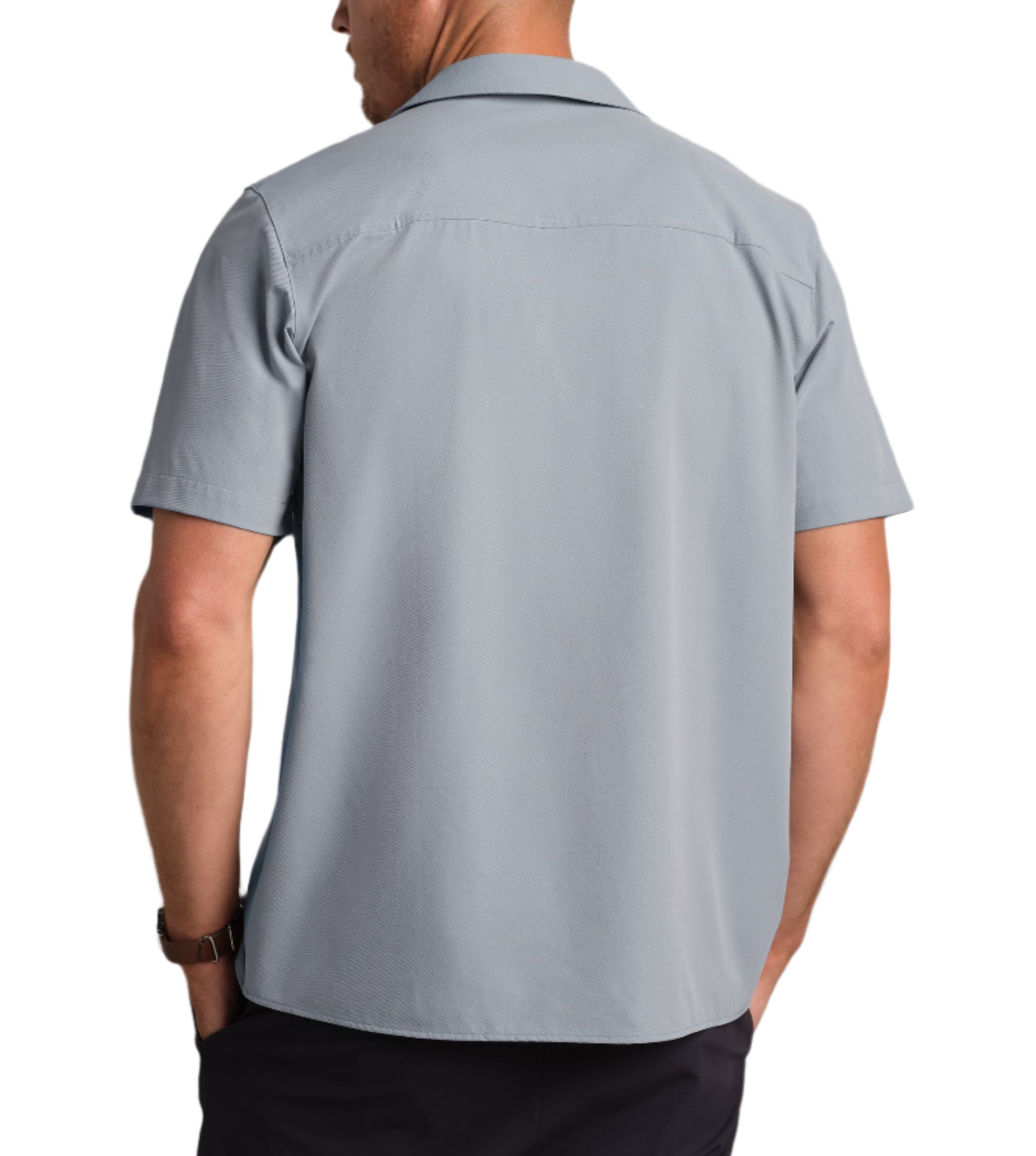 Rhone Mens State Of Mind Camp Collar Shirt