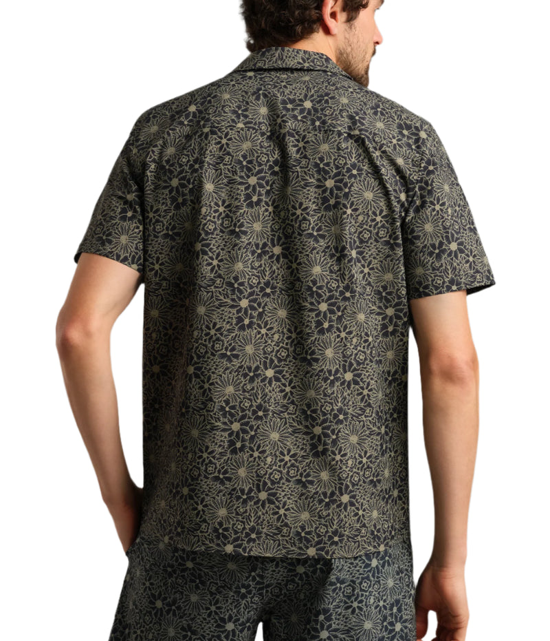 Rhone Mens State Of Mind Camp Collar Shirt
