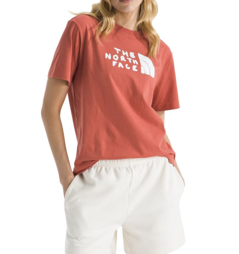 The North Face Womens Evolution Sketch Logo Half Dome Graphic Short-Sleeve T-Shirt