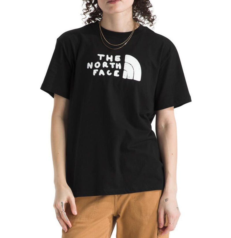 The North Face Womens Evolution Sketch Logo Half Dome Graphic Short-Sleeve T-Shirt