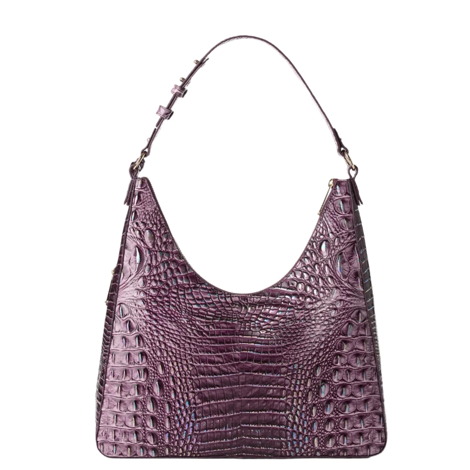 Purple brahmin bag sales