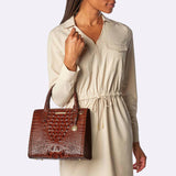 BRAHMIN Small Caroline Satchel Handbag