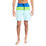 Nautica Mens 8" Tri-Block Quick-Dry Swim Trunks