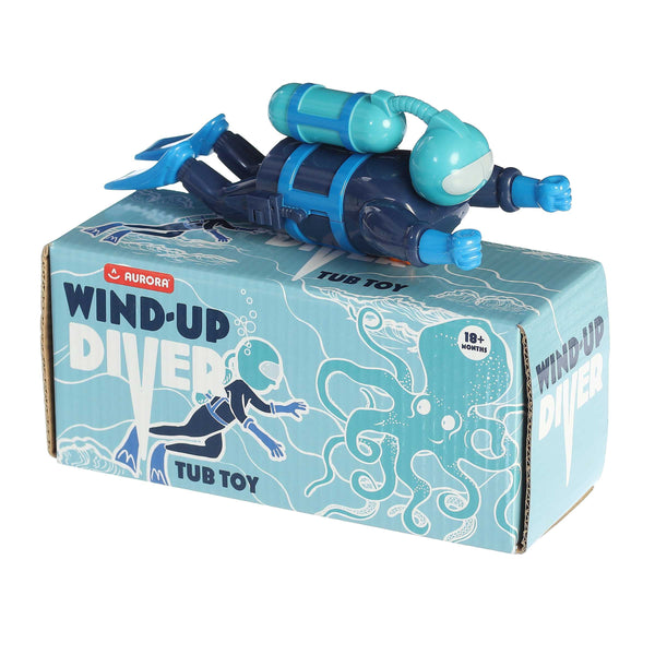 Aurora Wind-Up Diver Tub Toy