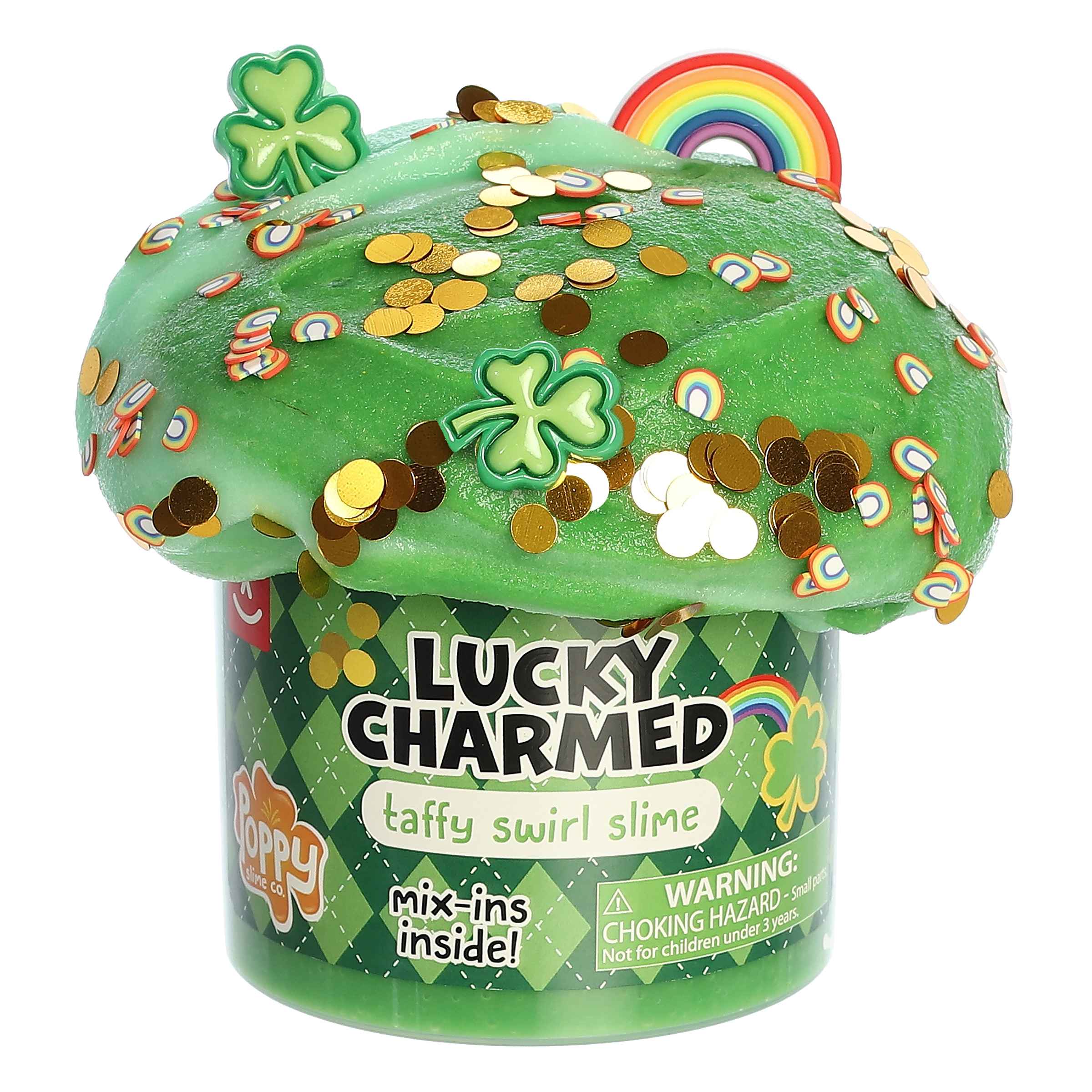 Aurora Poppy Slime Co. Lucky Charmed Slime