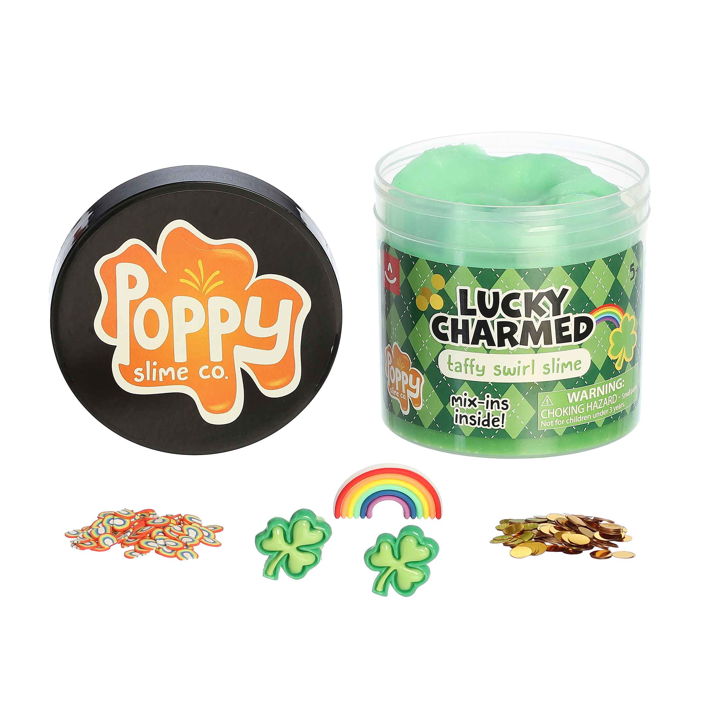 Aurora Poppy Slime Co. Lucky Charmed Slime