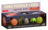Aurora 3" Dino Fossils + Egg Squishy Balls