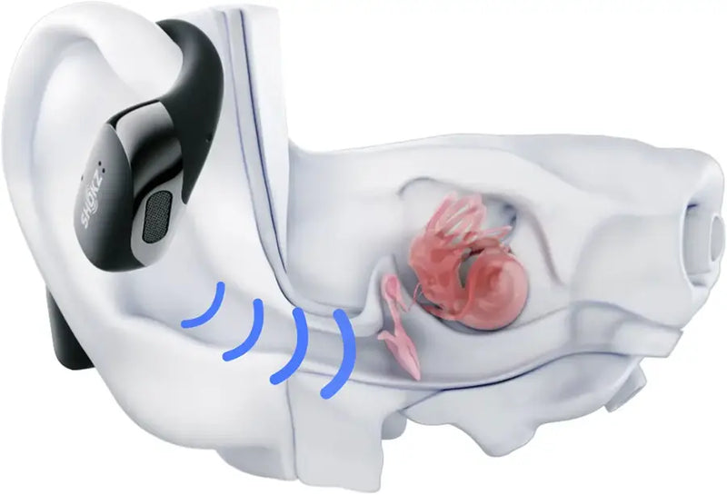 Shokz OpenFit 2+ Open-Ear True Wireless Bluetooth Earbuds