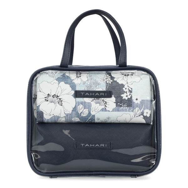 Tahari 3-Piece Overnight Cosmetic Bag Set