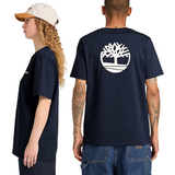 Timberland Mens Front and Back Logo Short Sleeve T-Shirt