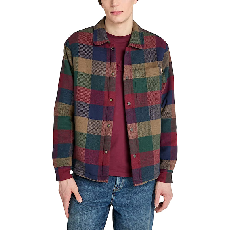 Timberland Mens High-Pile Lined Overshirt