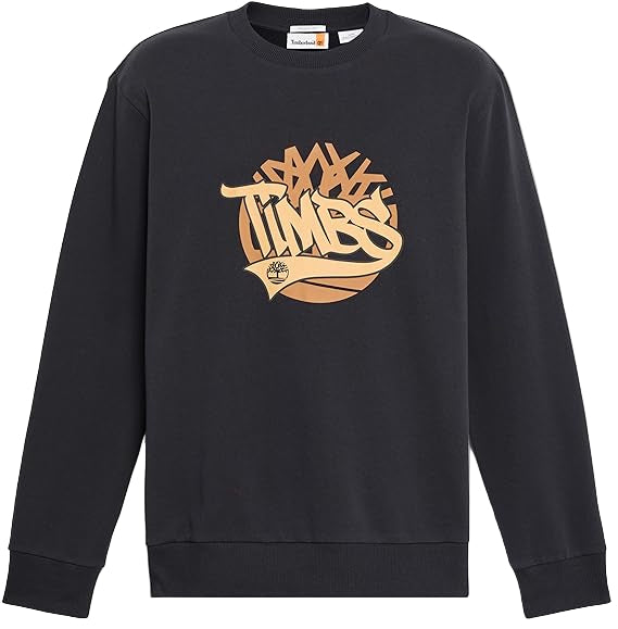 Timberland Mens Graphic Crew Neck Sweatshirt