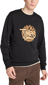 Timberland Mens Graphic Crew Neck Sweatshirt