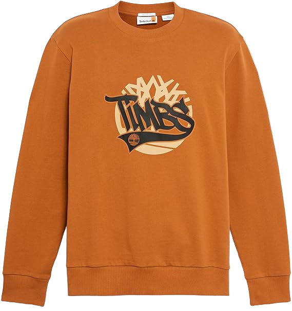 Timberland Mens Graphic Crew Neck Sweatshirt