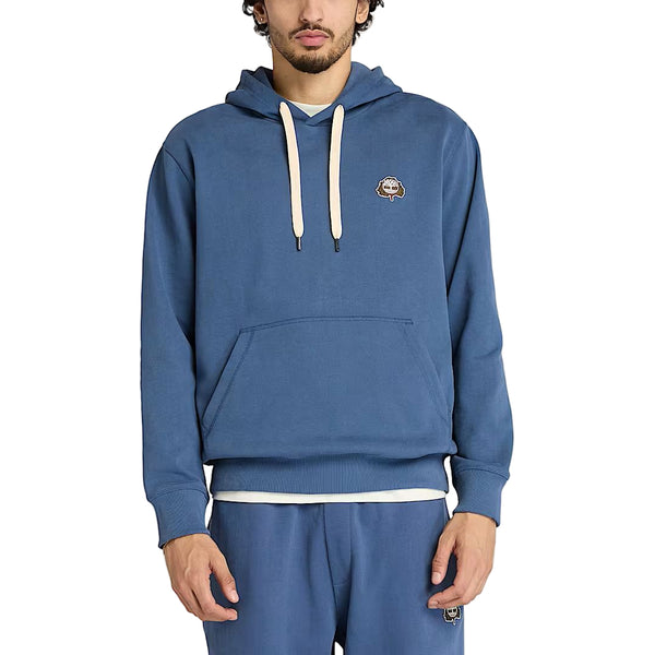 Timberland Mens Tree Logo Patch Hoodie Sweatshirt