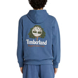 Timberland Mens Tree Logo Patch Hoodie Sweatshirt