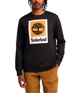 Timberland Mens Stack Logo Colored Long Sleeve T-Shirt