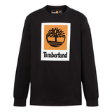 Timberland Mens Stack Logo Colored Long Sleeve T-Shirt