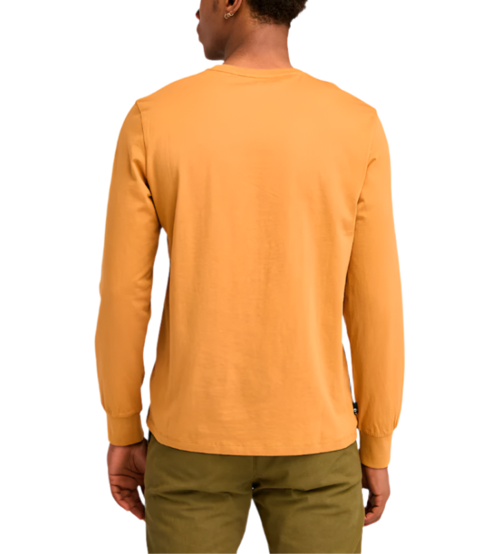 Timberland Mens Stack Logo Colored Long Sleeve T-Shirt