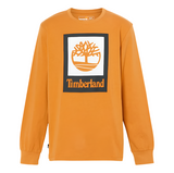 Timberland Mens Stack Logo Colored Long Sleeve T-Shirt