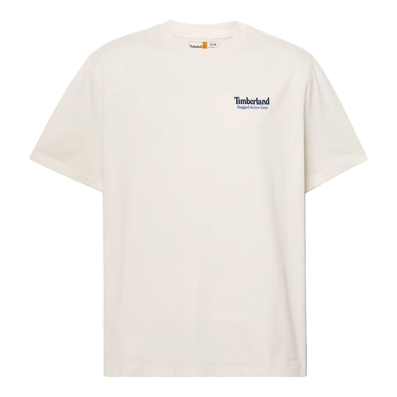 Timberland Mens Rugged Active Gear Back Graphic Short Sleeve T-Shirt