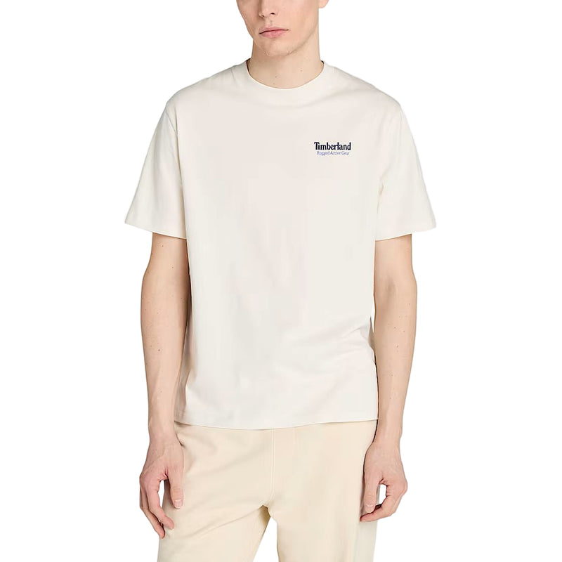 Timberland Mens Rugged Active Gear Back Graphic Short Sleeve T-Shirt