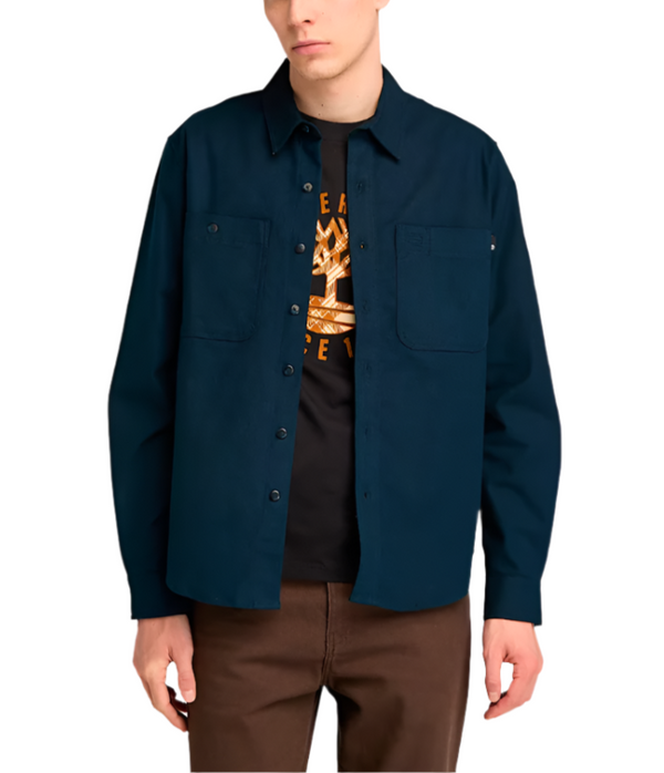 Timberland Mens Windham Brushed Twill Overshirt