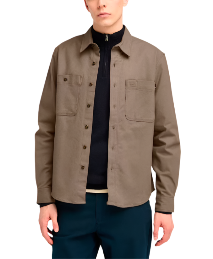 Timberland Mens Windham Brushed Twill Overshirt