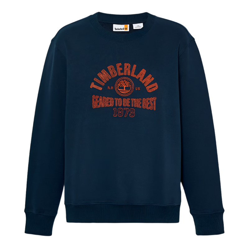 Timberland Mens Seasonal Logo Graphic Crew Neck Sweatshirt