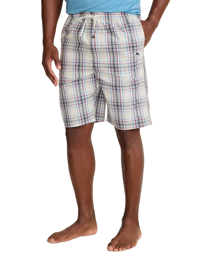 Tommy Bahama Mens Woven Tropic Print Poplin Pajama Shorts