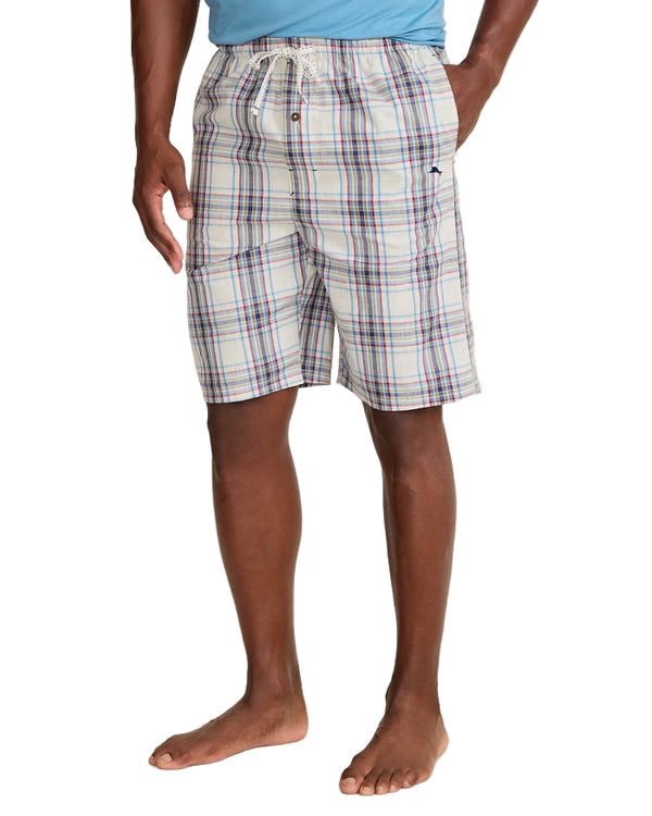 Tommy Bahama Mens Woven Tropic Print Poplin Pajama Shorts