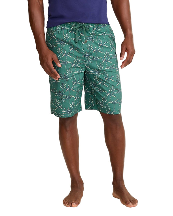 Tommy Bahama Mens Woven Tropic Print Poplin Pajama Shorts