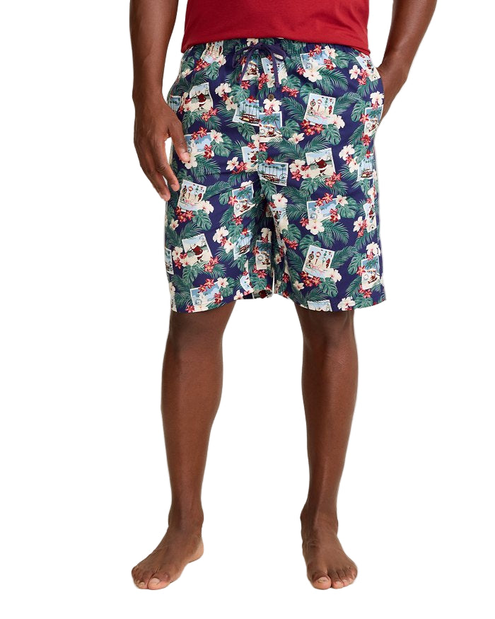 Tommy Bahama Mens Woven Tropic Print Poplin Pajama Shorts
