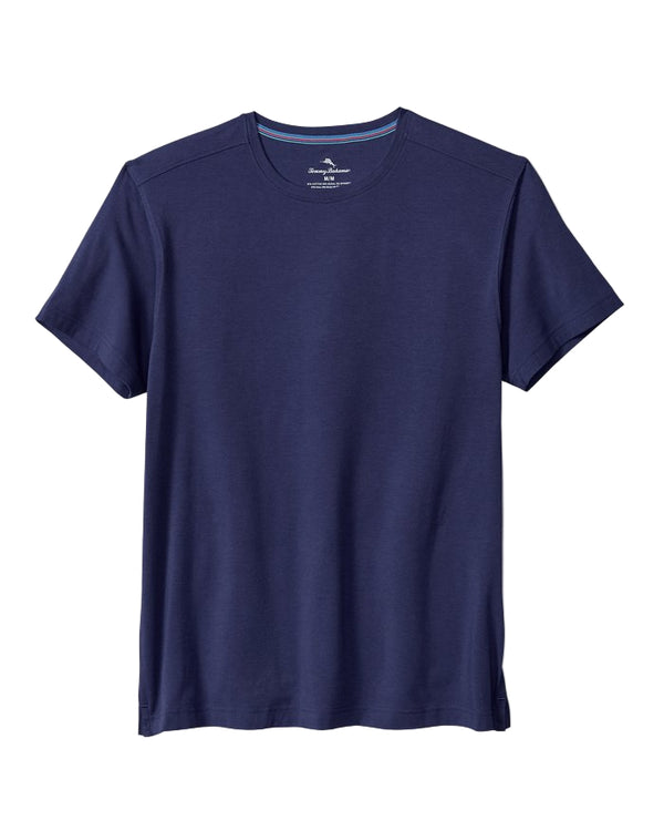 Tommy Bahama Mens Solid Jersey Crew Short Sleeve T-Shirt