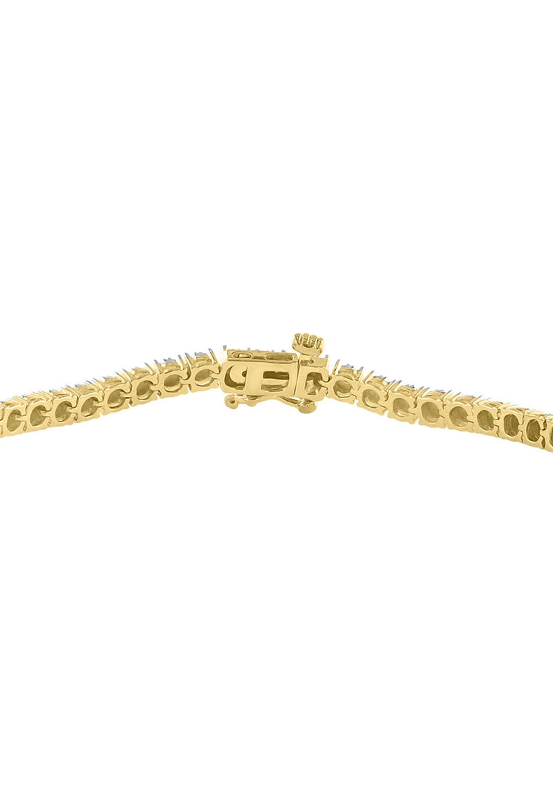 Effy 925 Sterling Silver & 14K Yellow Gold Diamond Bracelet