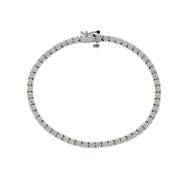 Effy 925 Sterling Silver Diamond Tennis Bracelet