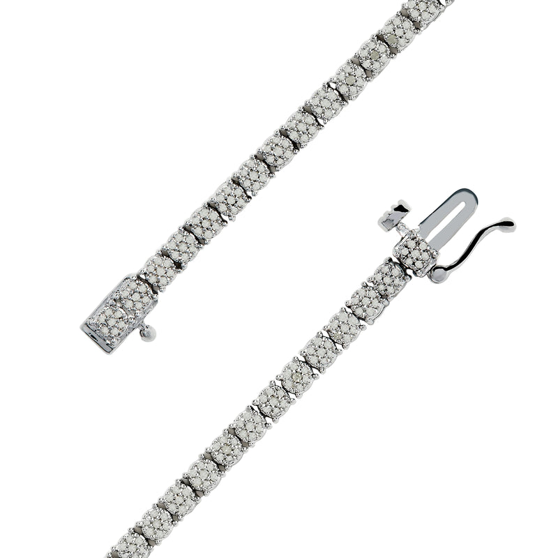 Effy 925 Sterling Silver Diamond Tennis Bracelet
