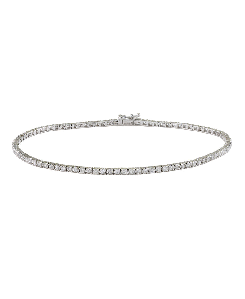 Effy 14K White Gold Diamond Bracelet