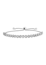 Effy 925 Sterling Silver Diamond Bolo Bracelet