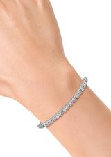 Effy 925 Sterling Silver Diamond Bolo Bracelet