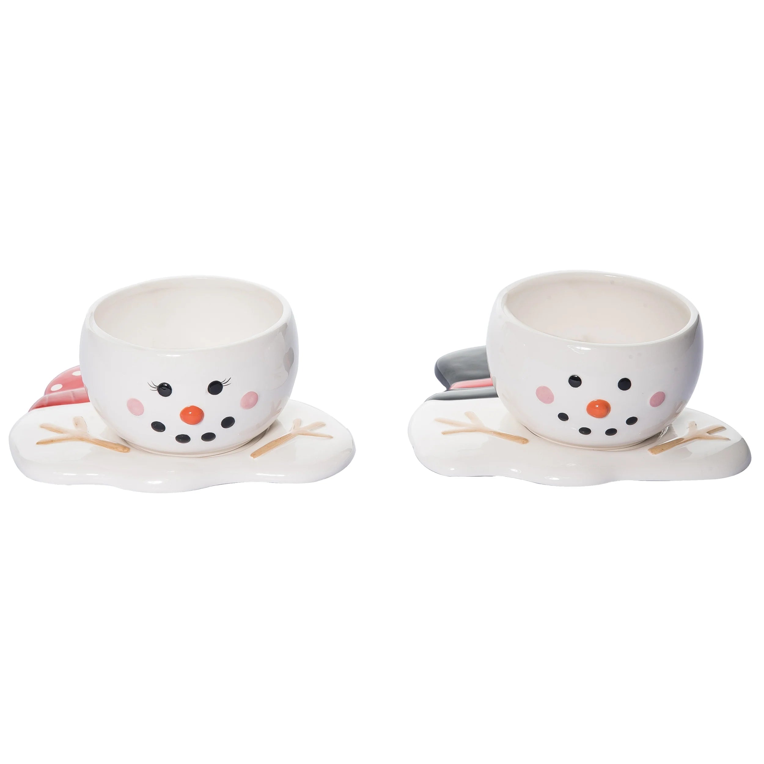 Transpac Melted Snowman Soup Bowl