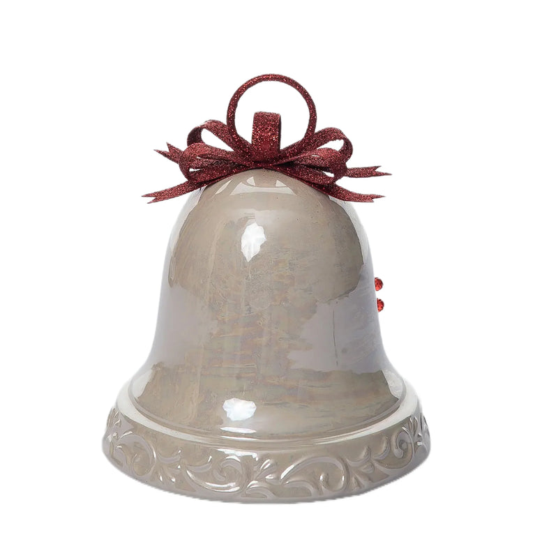 Transpac Light Up Cardinal Bell Decor