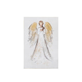 Transpac Angel Block Decor