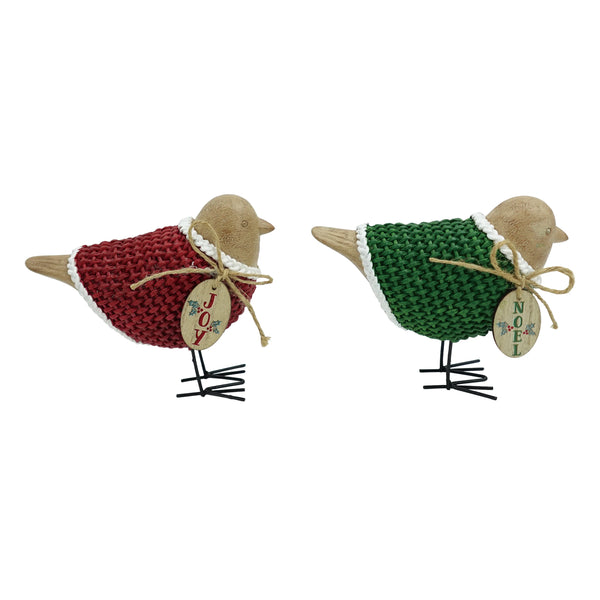Transpac Resin Cozy Bird Figurine