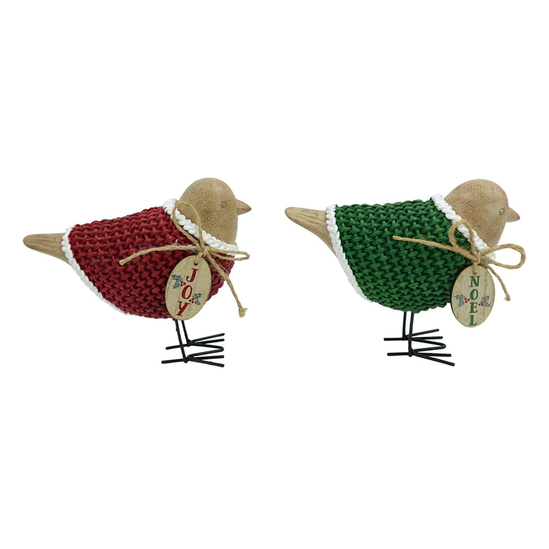 Transpac Resin Cozy Bird Figurine