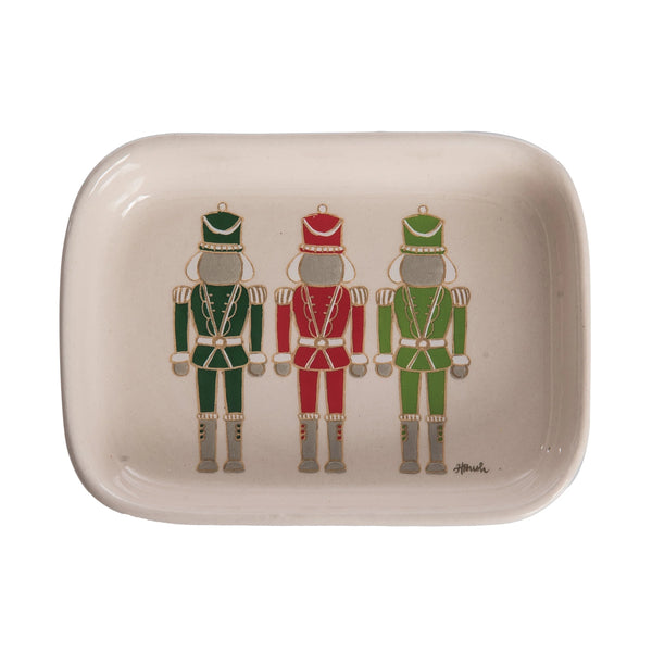Transpac Dolomite Nutcracker Mini Dish