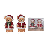 Transpac Ceramic Bear Salt & Pepper Shaker Set