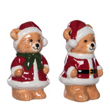 Transpac Ceramic Bear Salt & Pepper Shaker Set