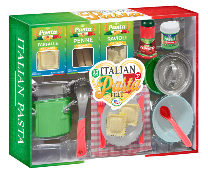 Toy Chef Italian Pasta with Felt Play Set – ShopCGX