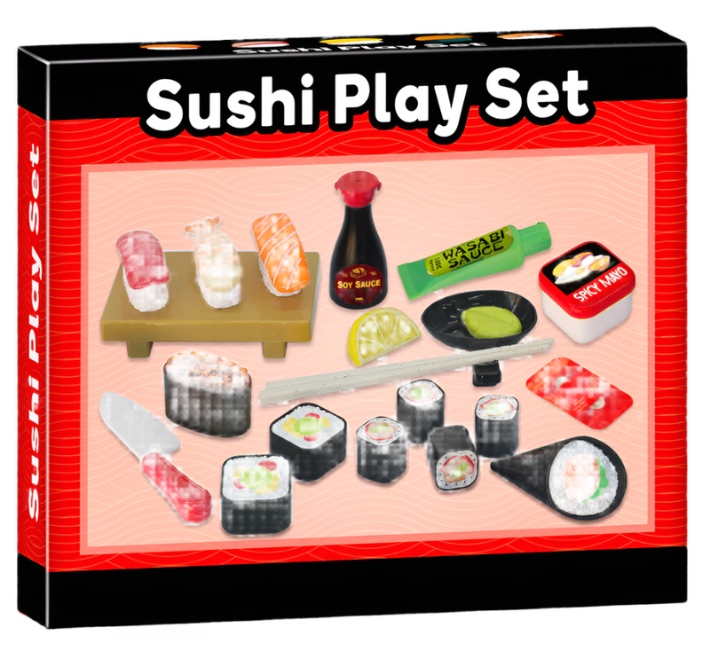 Play-Doh Sushi Playset - Creative Toy Sushi Making Kit With Bento Box & Accessories
